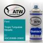 Preview: Ford, Tropic Turquoise Metallic, 2 / XSC2090B-2090C: 400ml Sprühdose, von ATW Autoteile West.